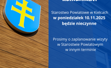 10 listopada Starostwo Powiatowe będzie nieczynne